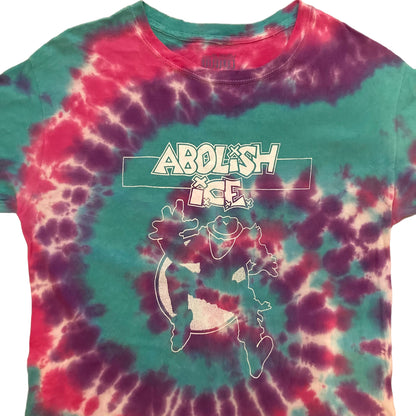 Abolish I.C.E. Shirt - One of a Kind - Tie Dye (Small)