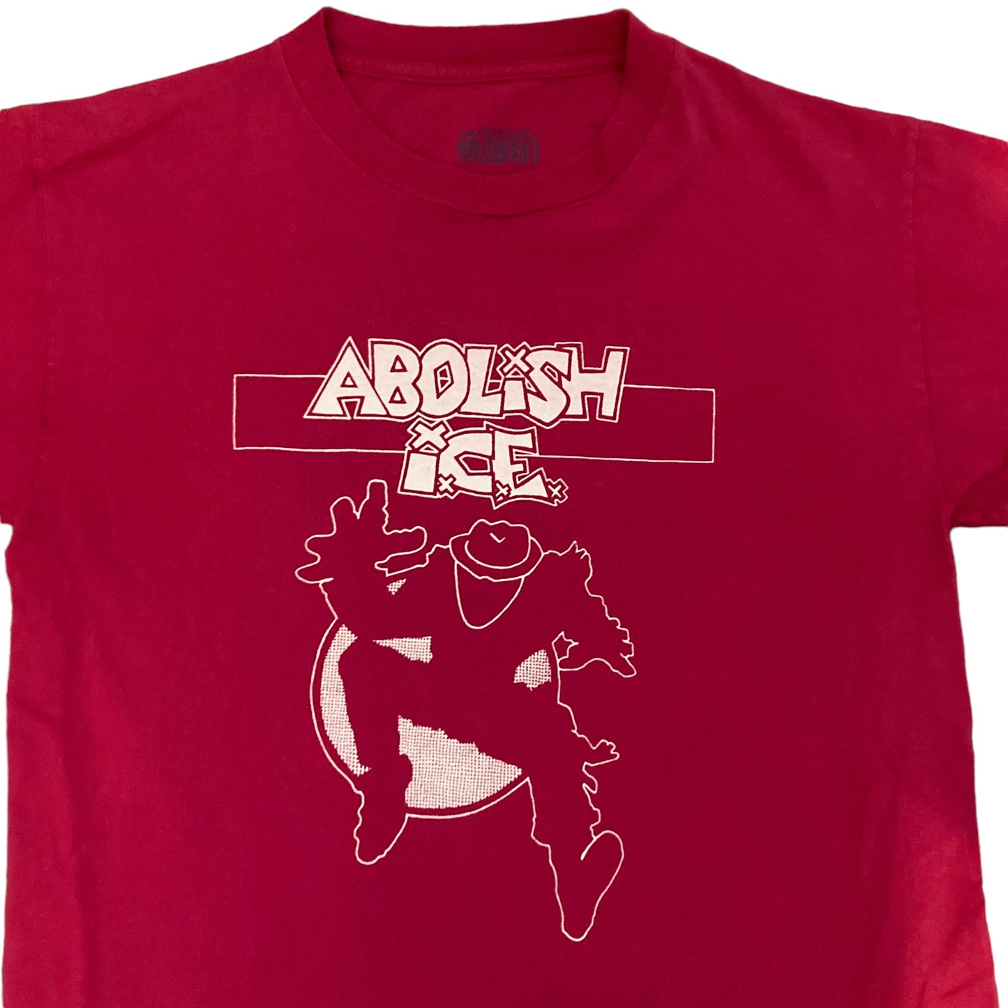 Abolish I.C.E. Shirt - One of a Kind - Pink (Small)