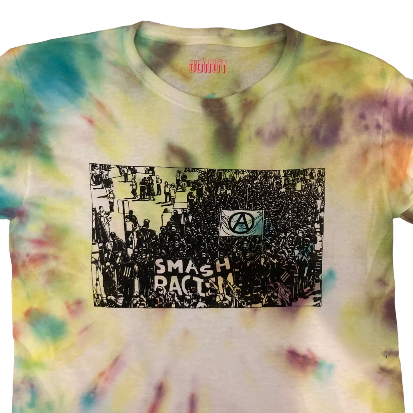 Smash Racism Shirt - One of a Kind - Tie Dye (Small)
