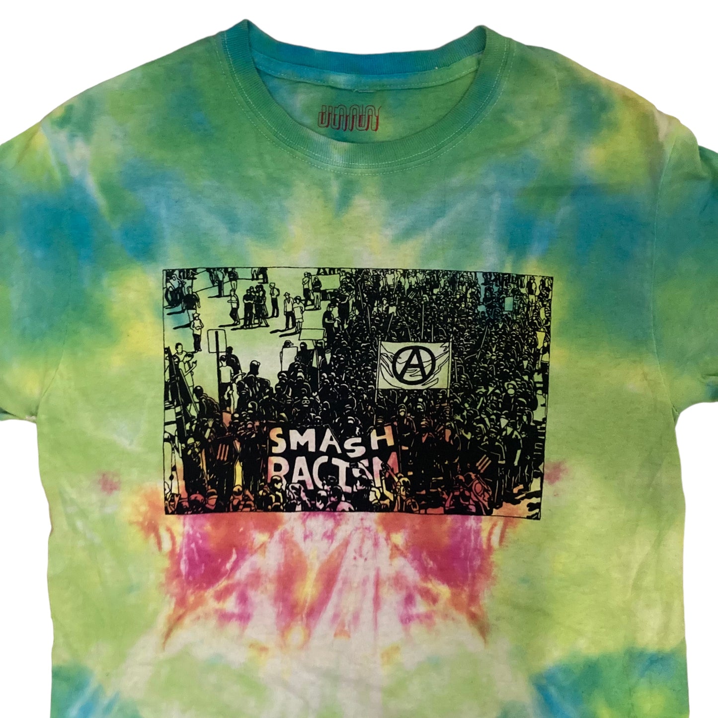 Smash Racism Shirt - One of a Kind - Tie Dye (Small)